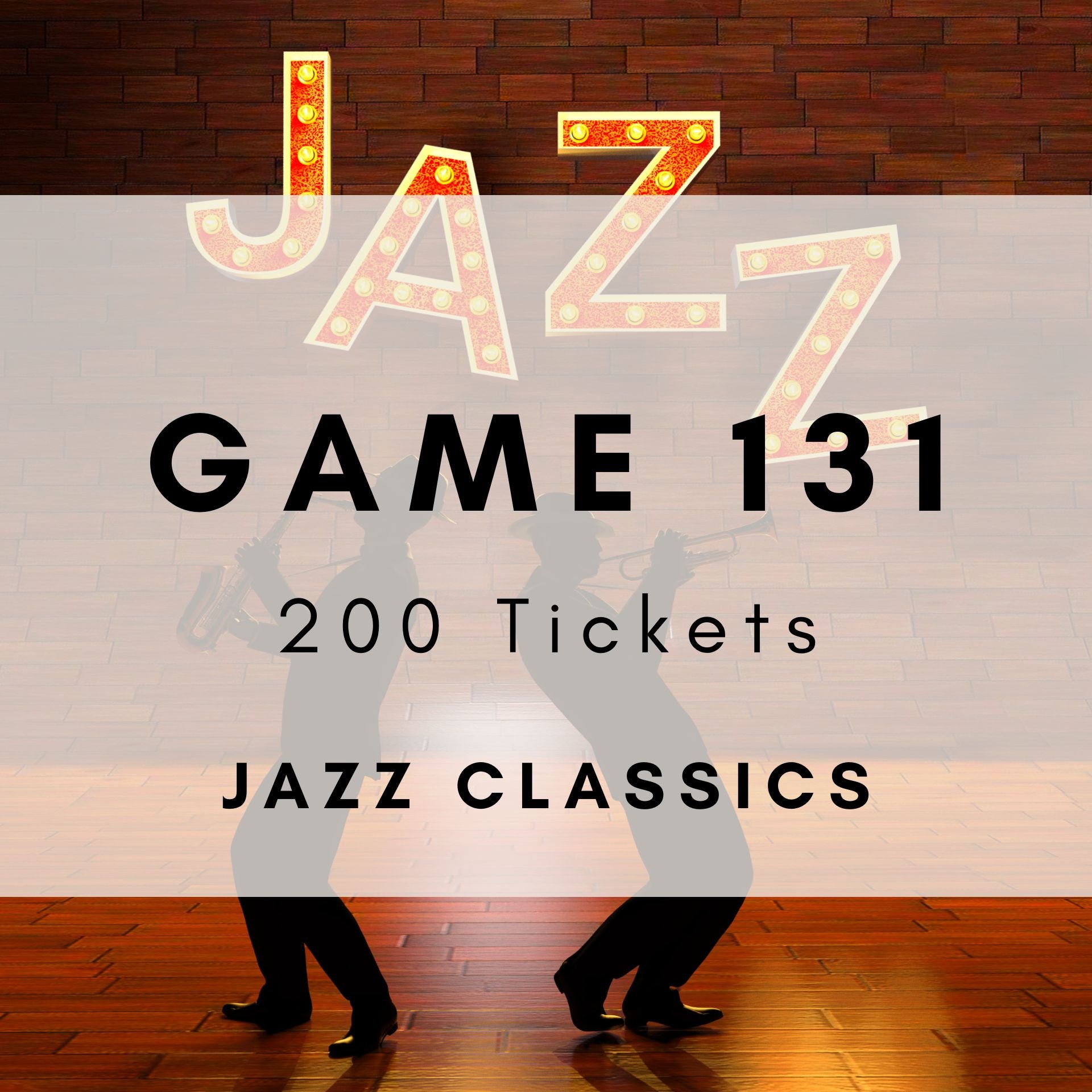 Game 131 | Jazz Classics | Boogie Bingo | Printable Music Bingo Tickets