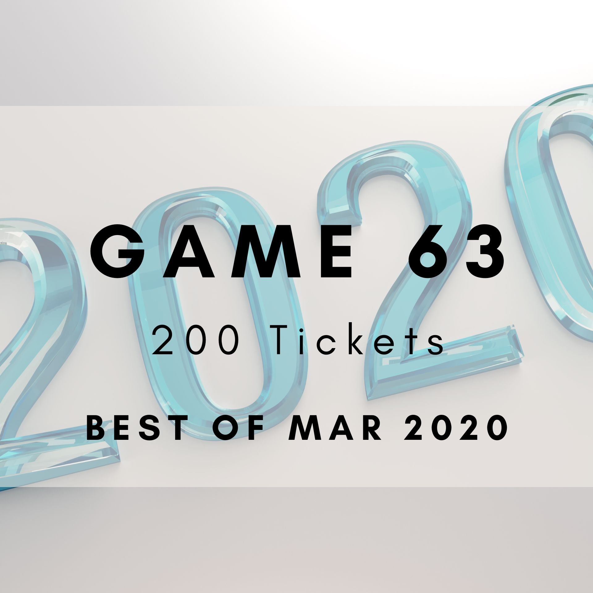 Best of March 2020 Music Bingo printable tickets - monthly chart hits. 200 ticket