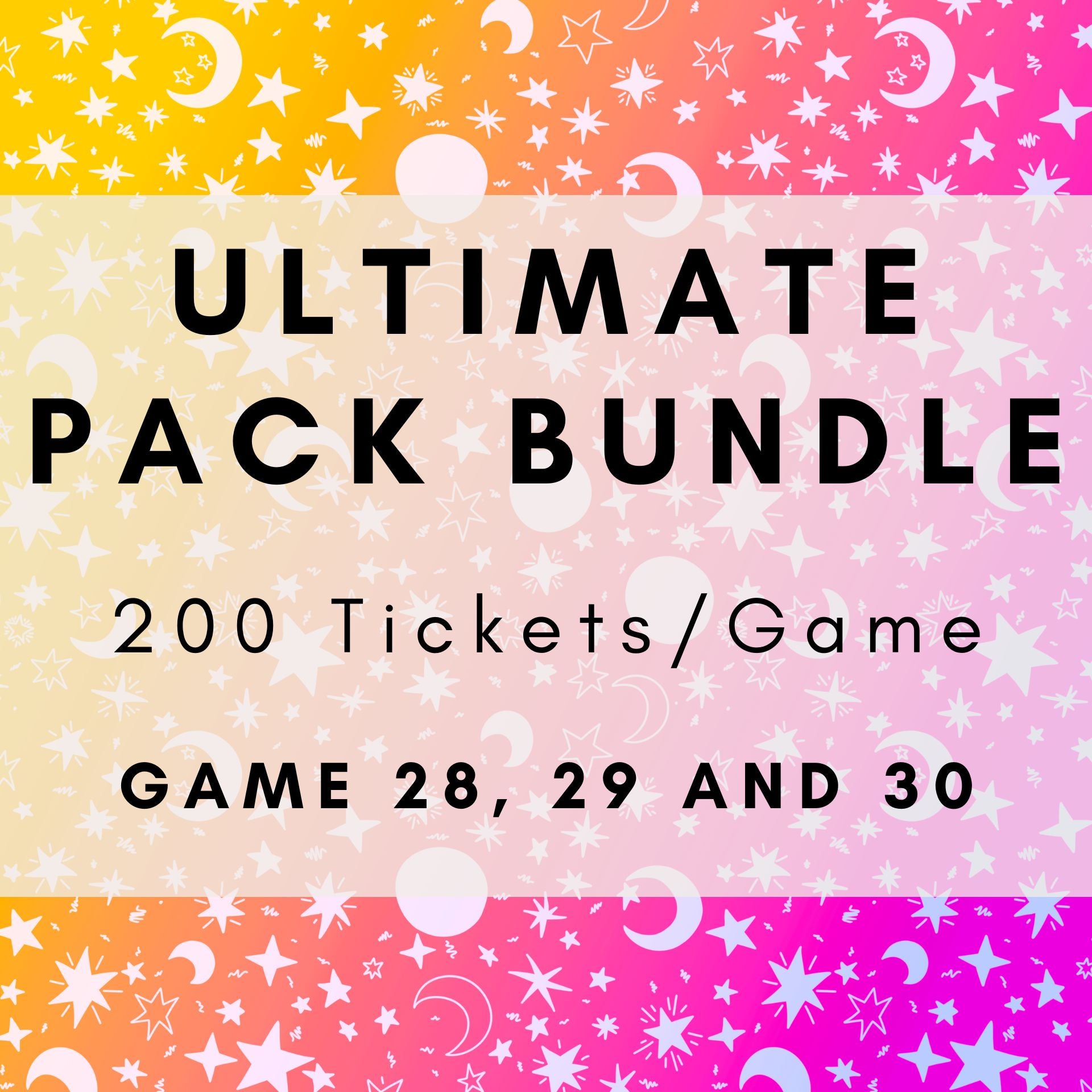 Ultimate Pack Bundle | Games 28, 29 & 30 | Music Bingo | Boogie Bingo