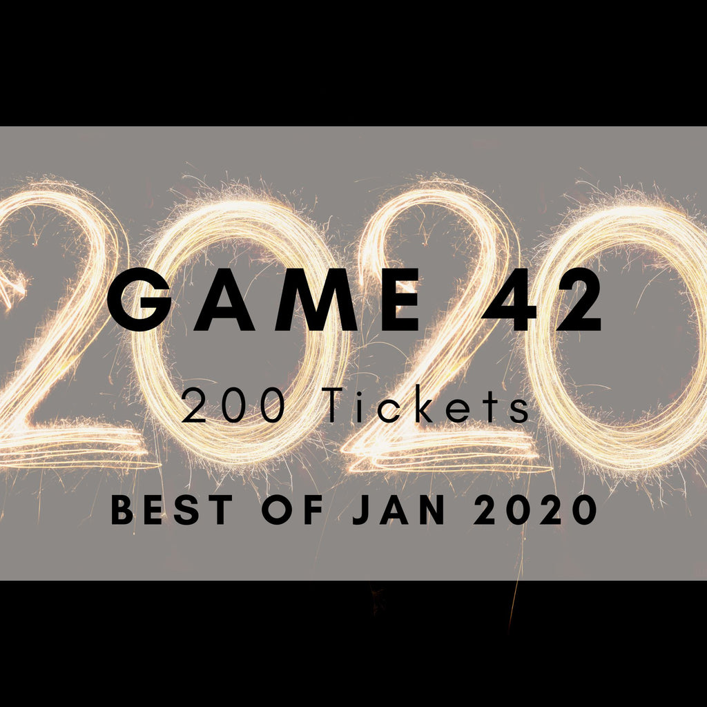 Best of January 2020 Music Bingo printable tickets - monthly chart hits. 200 tickets