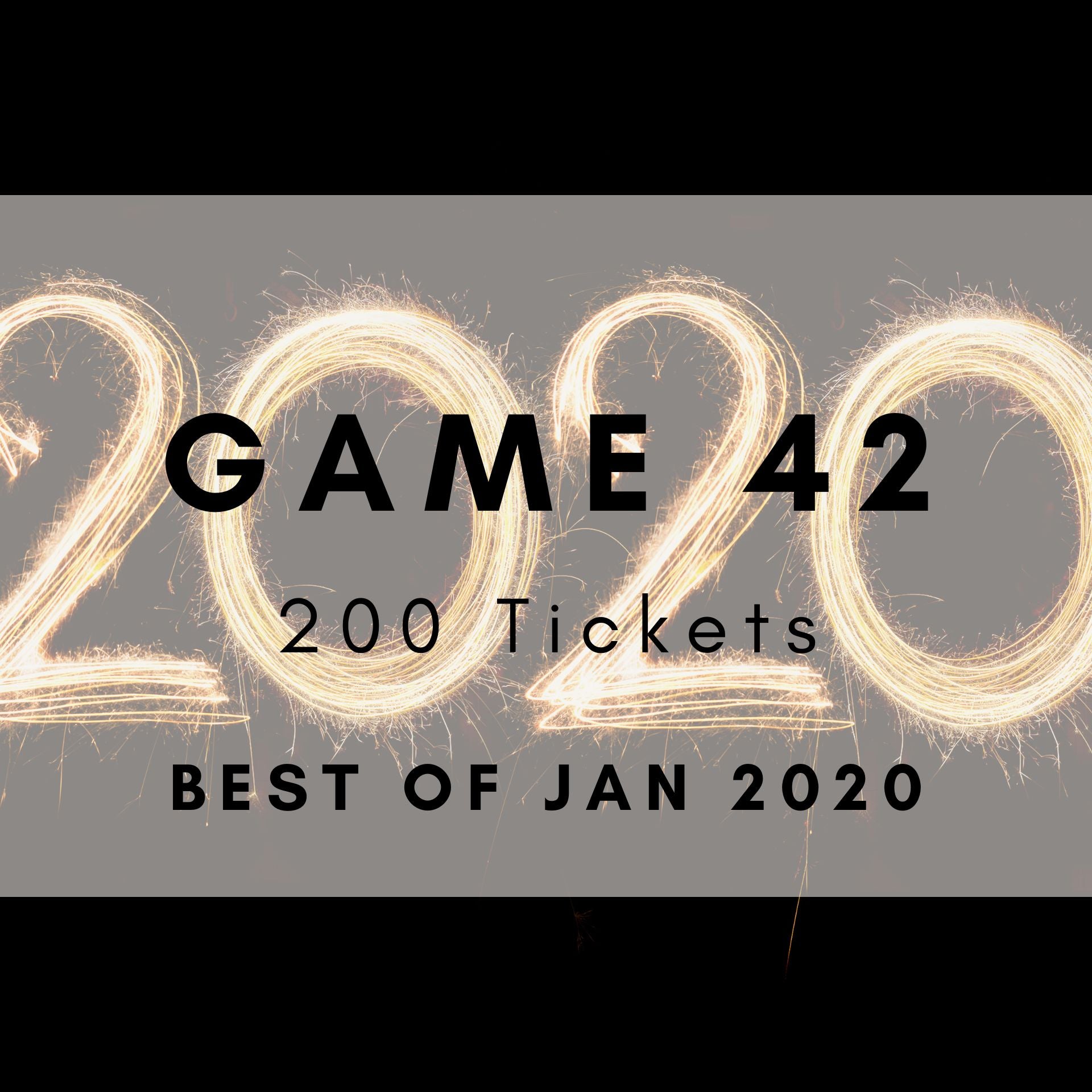 Game 42 | Best of Jan 2020 | Boogie Bingo | Printable Music Bingo Tickets
