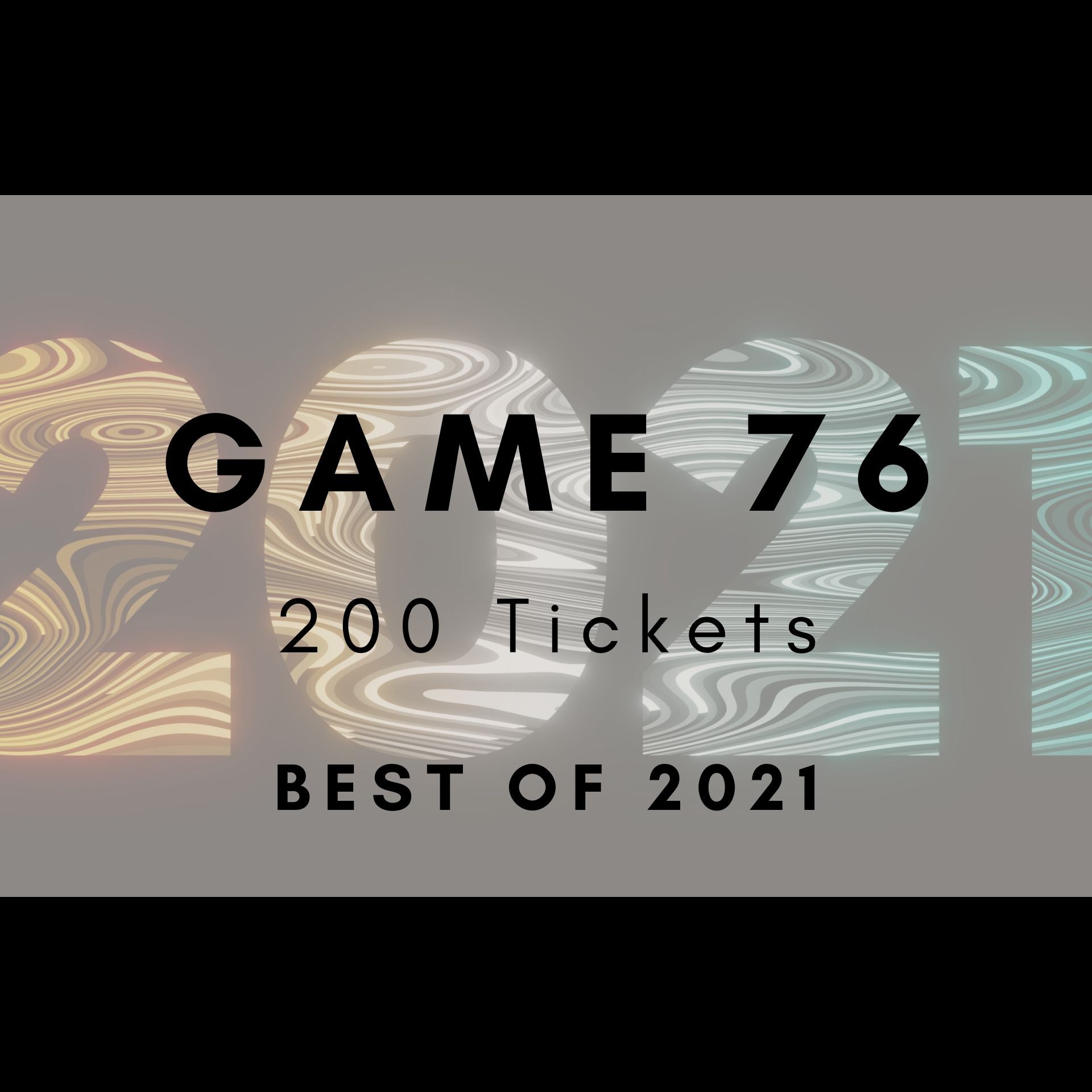 Best of 2021 Music Bingo printable tickets - annual chart hits. 200 tickets
