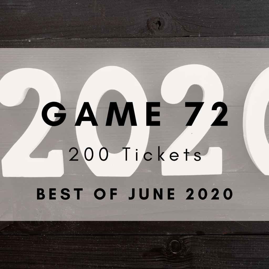 Best of June 2020 Music Bingo printable tickets - monthly chart hits. 200 tickets