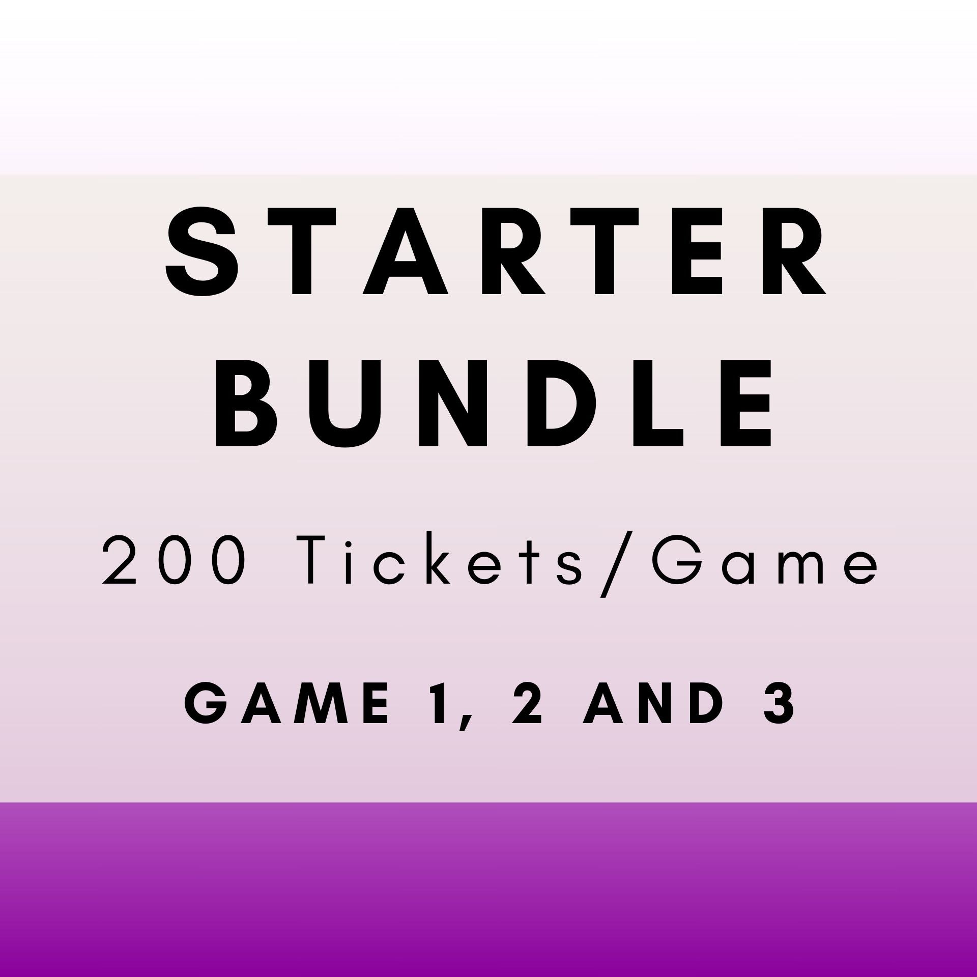 Starter Bundle | Games 1, 2 & 3 | Music Bingo | Boogie Bingo