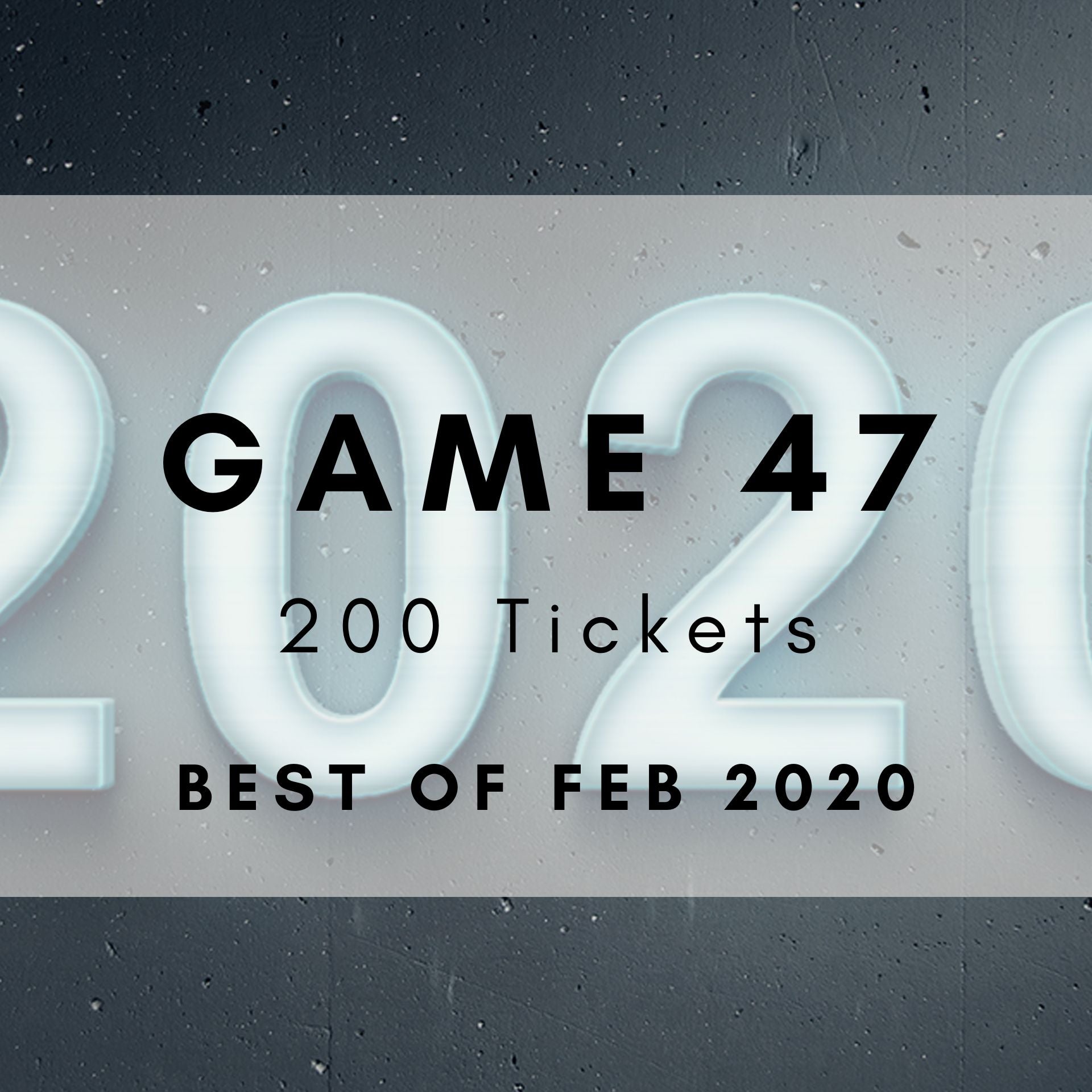 Game 47 | Best of Feb 2020 | Boogie Bingo | Printable Music Bingo Tickets