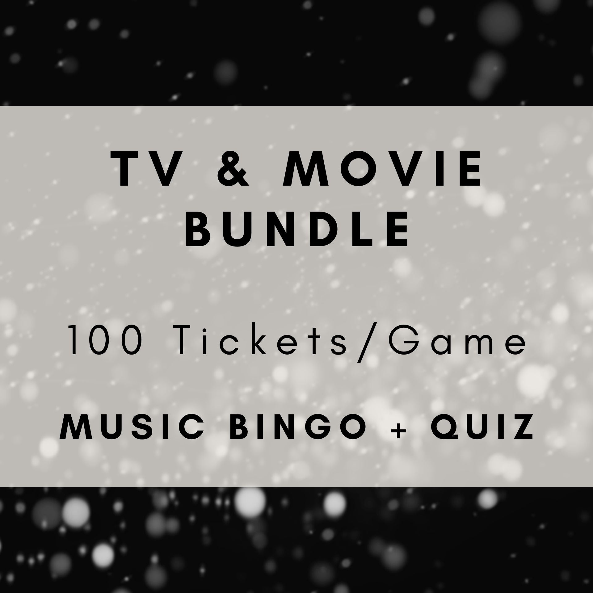 TV & Movie Bundle | Games 22, 57, 61, 145 & 146 | Boogie Bingo
