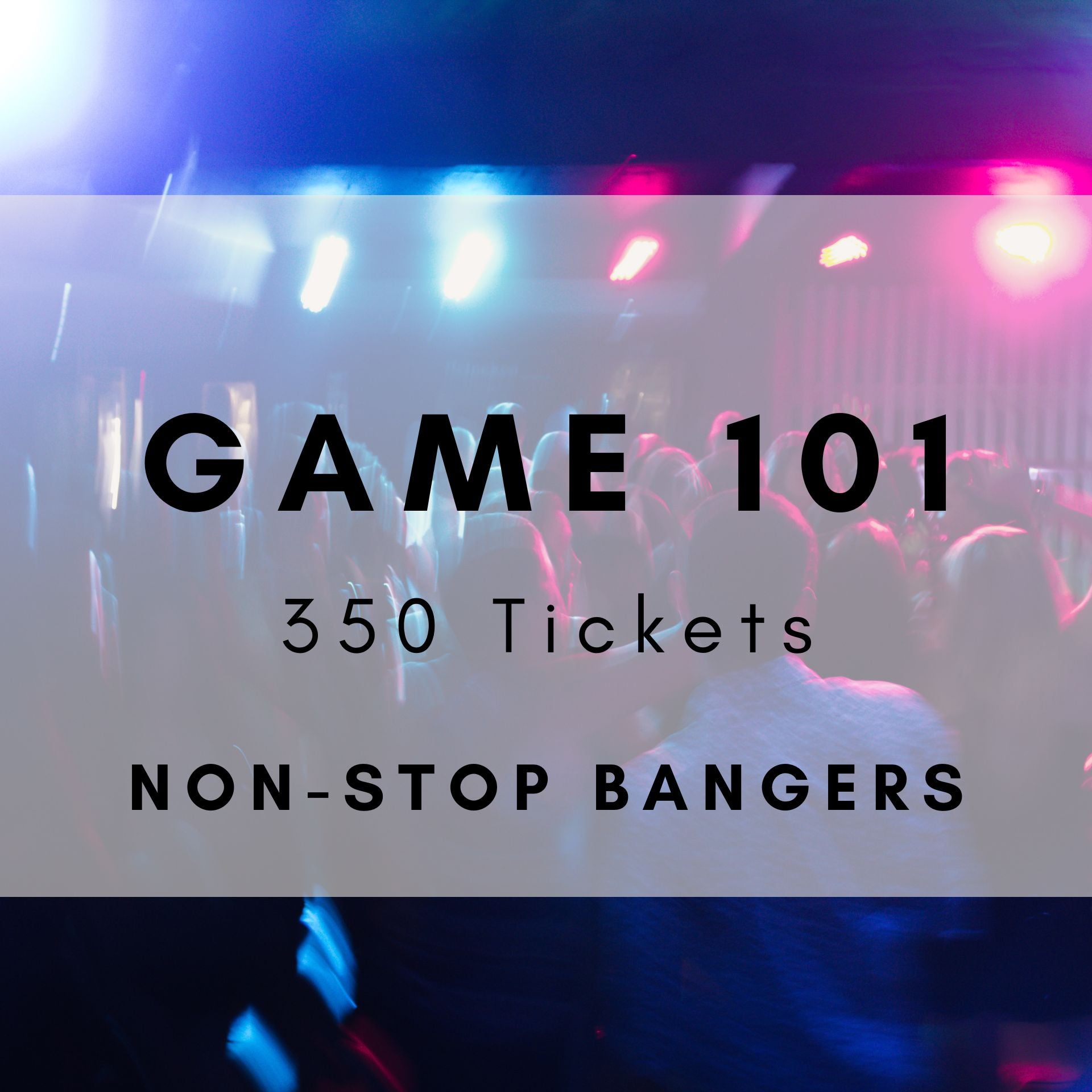 Non Stop Bangers | Boogie Bingo | 350 Printable Music Bingo Tickets