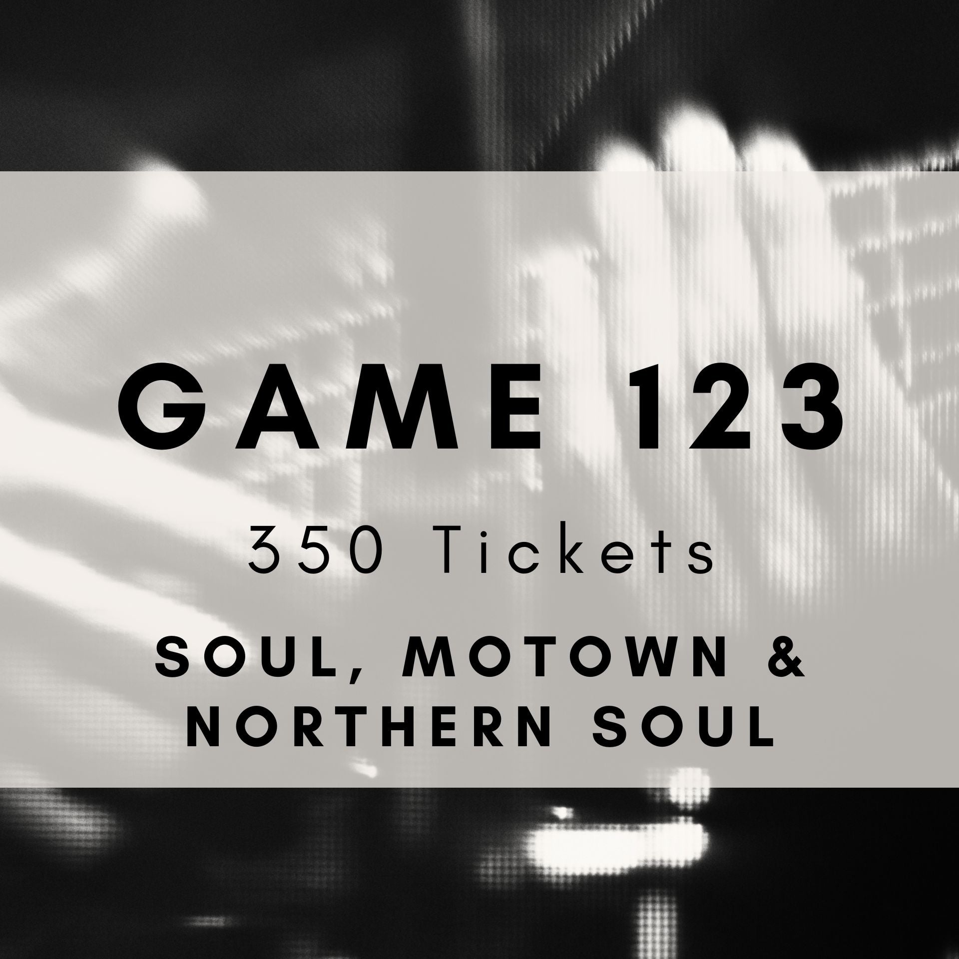 Soul Motown Northern Soul Music Bingo printable tickets - classic soul party game. 350 tickets