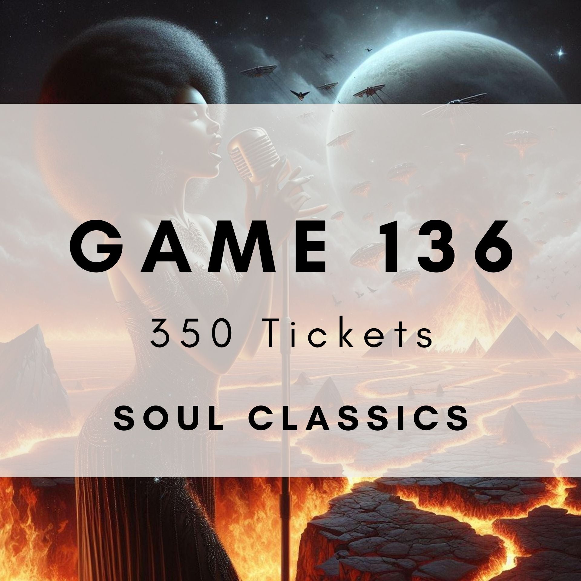 Soul Classics Music Bingo printable tickets - Motown soul party game. 350 tickets