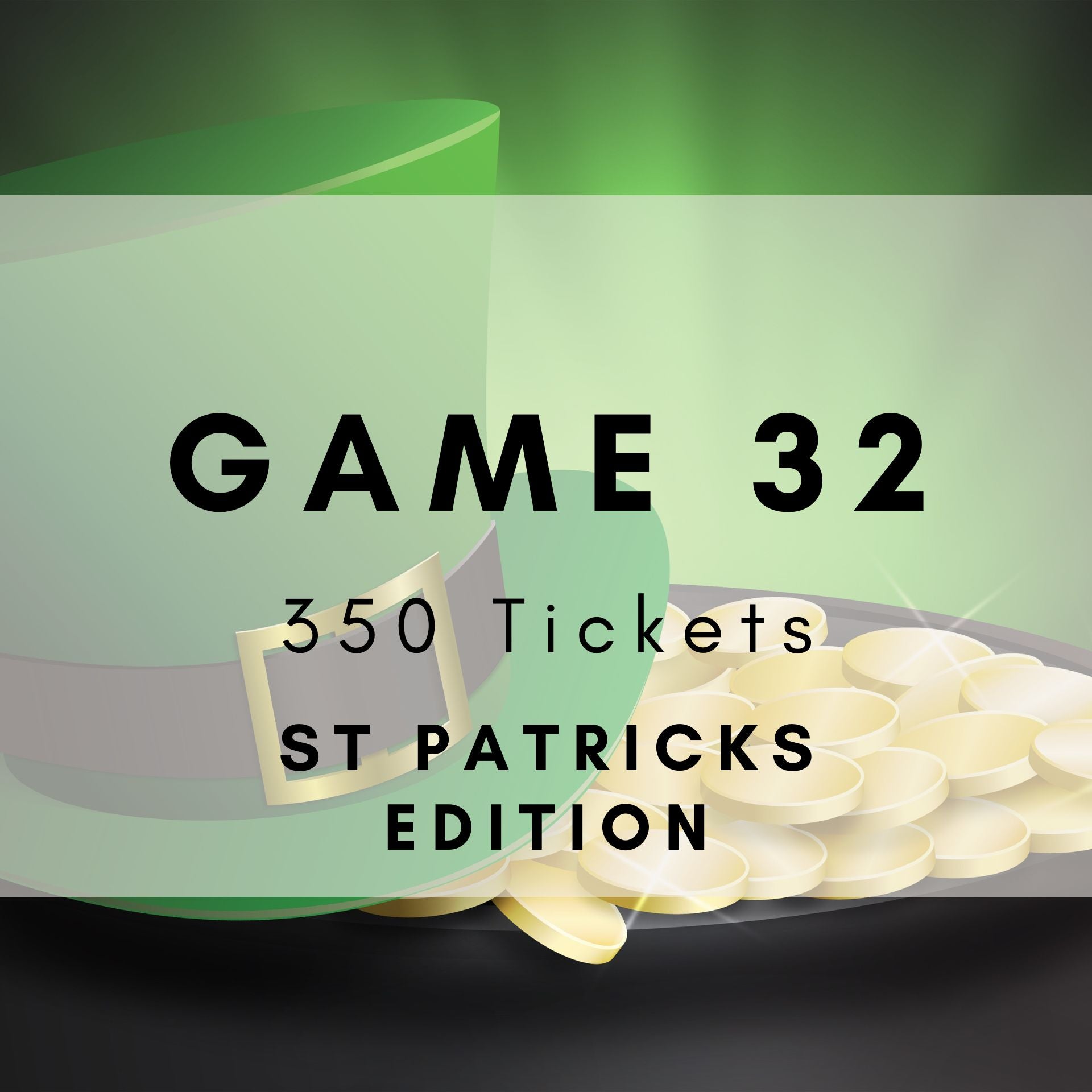 St Patrick's Day Music Bingo printable tickets - Irish party game. 350 tickets