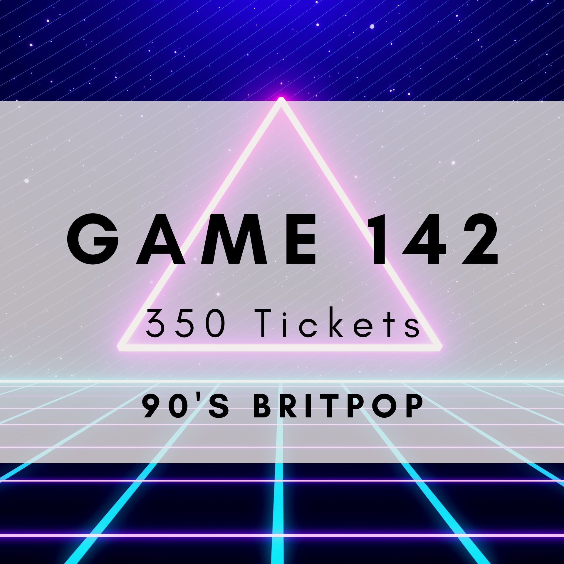 90s Britpop Music Bingo printable tickets - Oasis Blur UK indie party game. 350 tickets