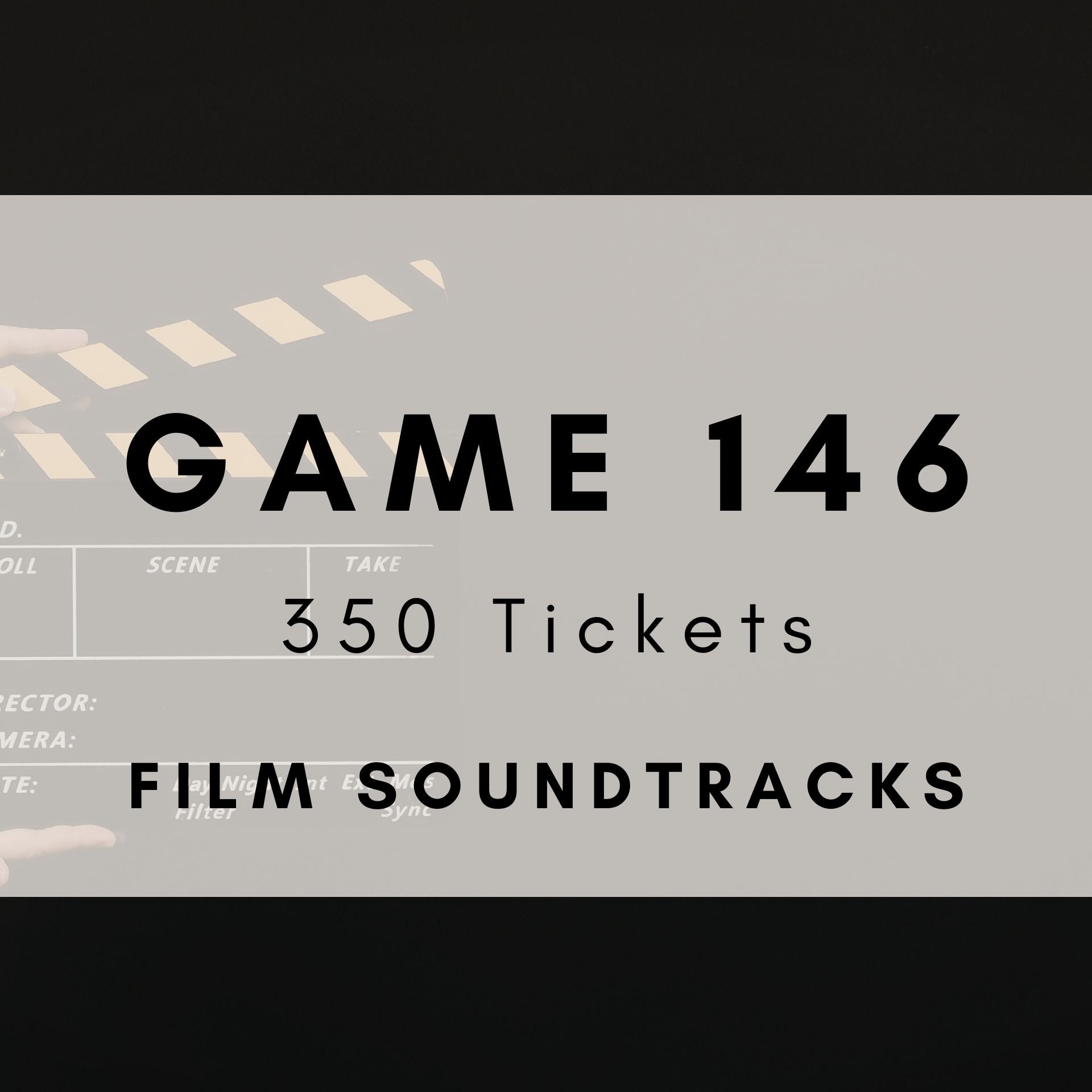 Film Soundtracks Music Bingo printable tickets - cinema music party game. 350 tickets
