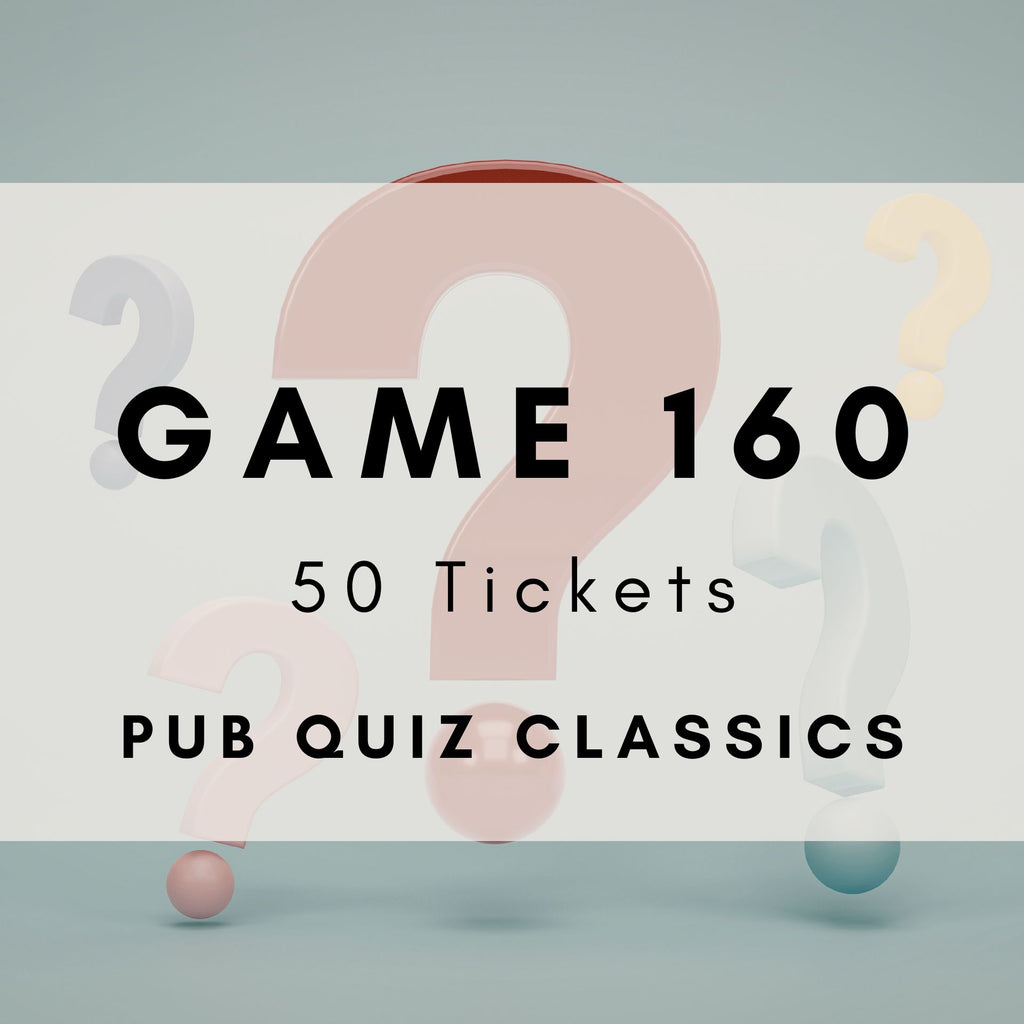 Pub Quiz Classics Music Bingo | Printable Game with Iconic Intros - 50 Tickets