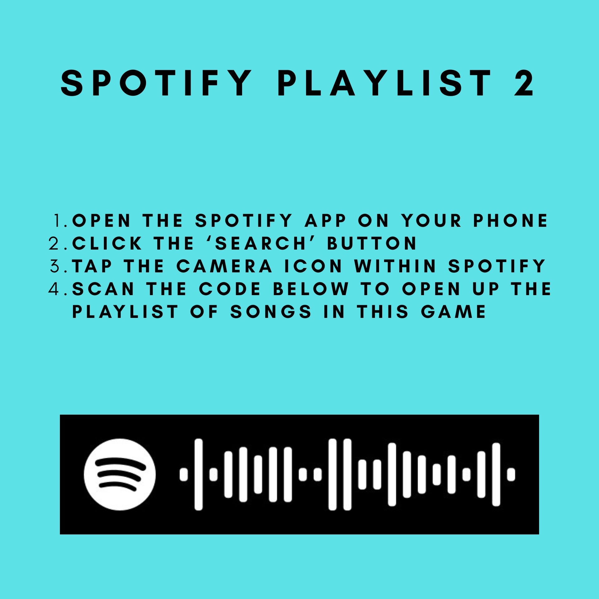 Game 2 Boogie Bingo Spotify Playlist Image