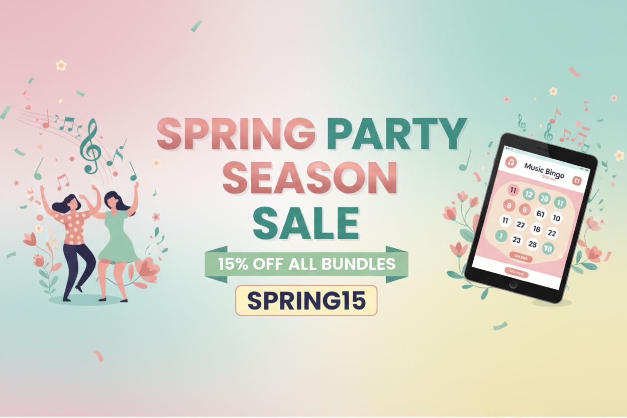 Spring Party Season Homepage Banner