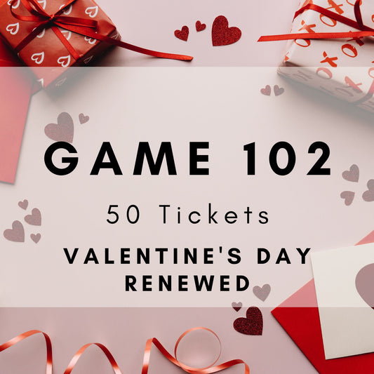 Game 102 | Valentine's Day Renewed | Boogie Bingo | Printable Music Bingo Tickets