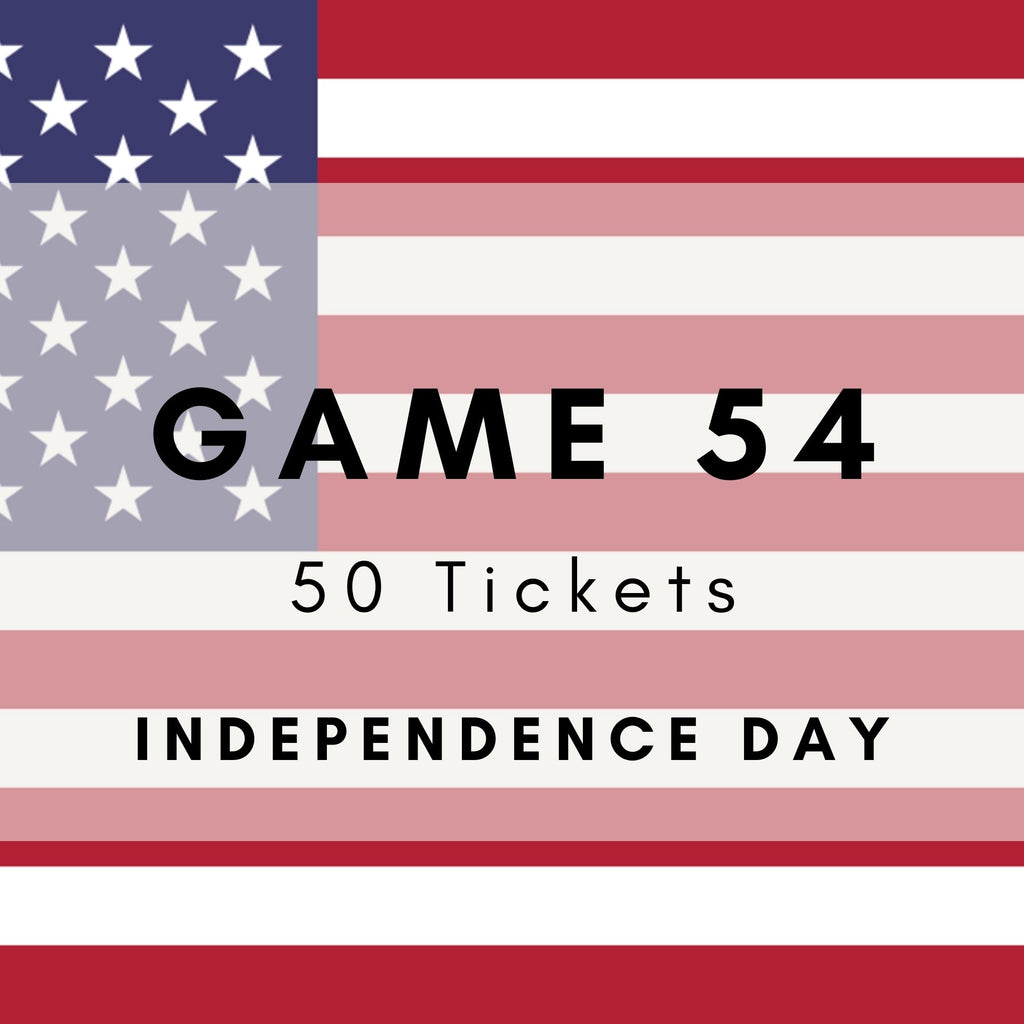 Game 54 | Independence Day | Boogie Bingo | Printable Music Bingo Tickets