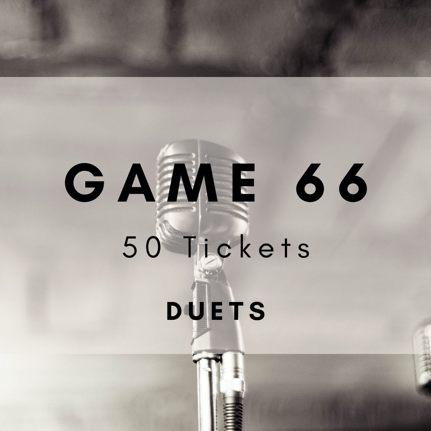Game 66 | Duets | Boogie Bingo | Printable Music Bingo Tickets