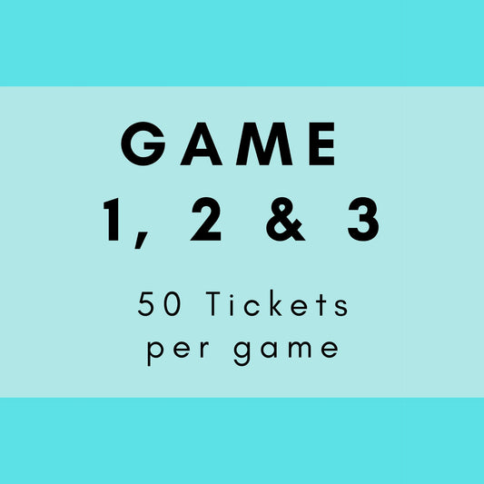 Game 1,2 and 3 | Boogie Bingo | Printable Music Bingo Tickets