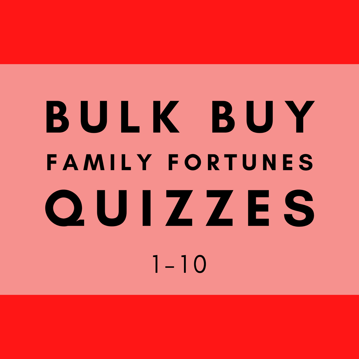 Family Fortunes bulk buy game packs bundle with questions and answers - Pack 1