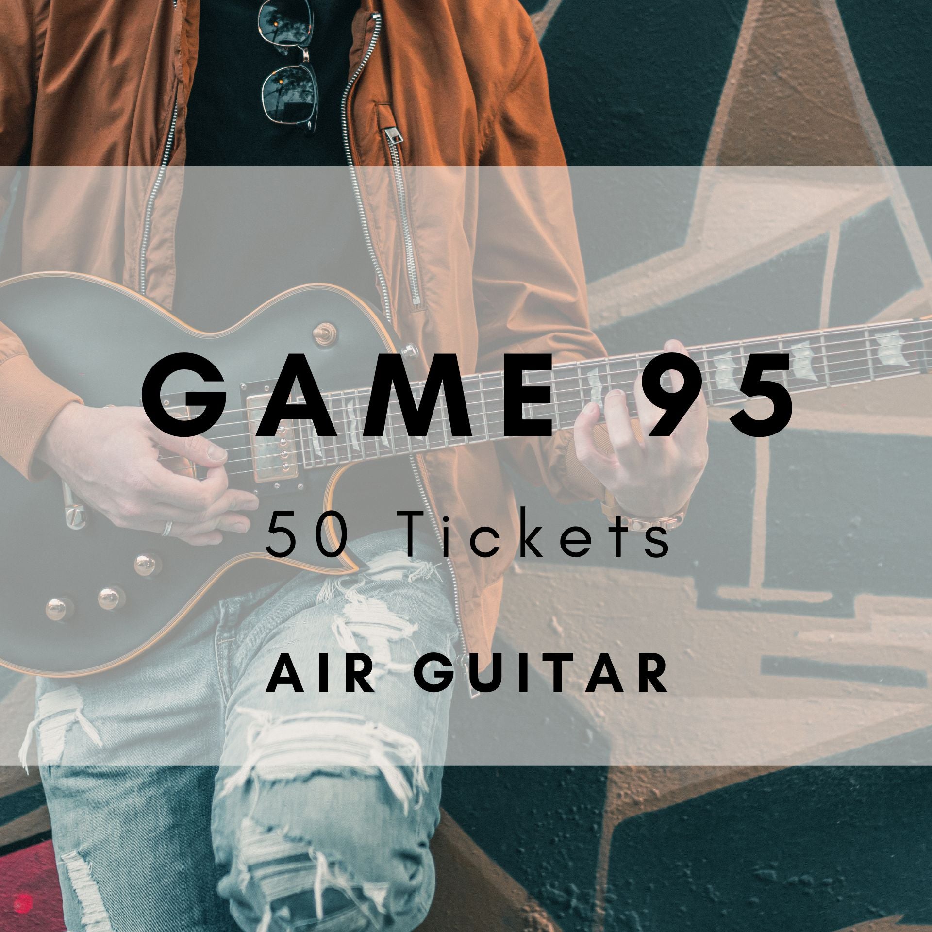 Game 95 | Air Guitar | Boogie Bingo | Printable Music Bingo Tickets