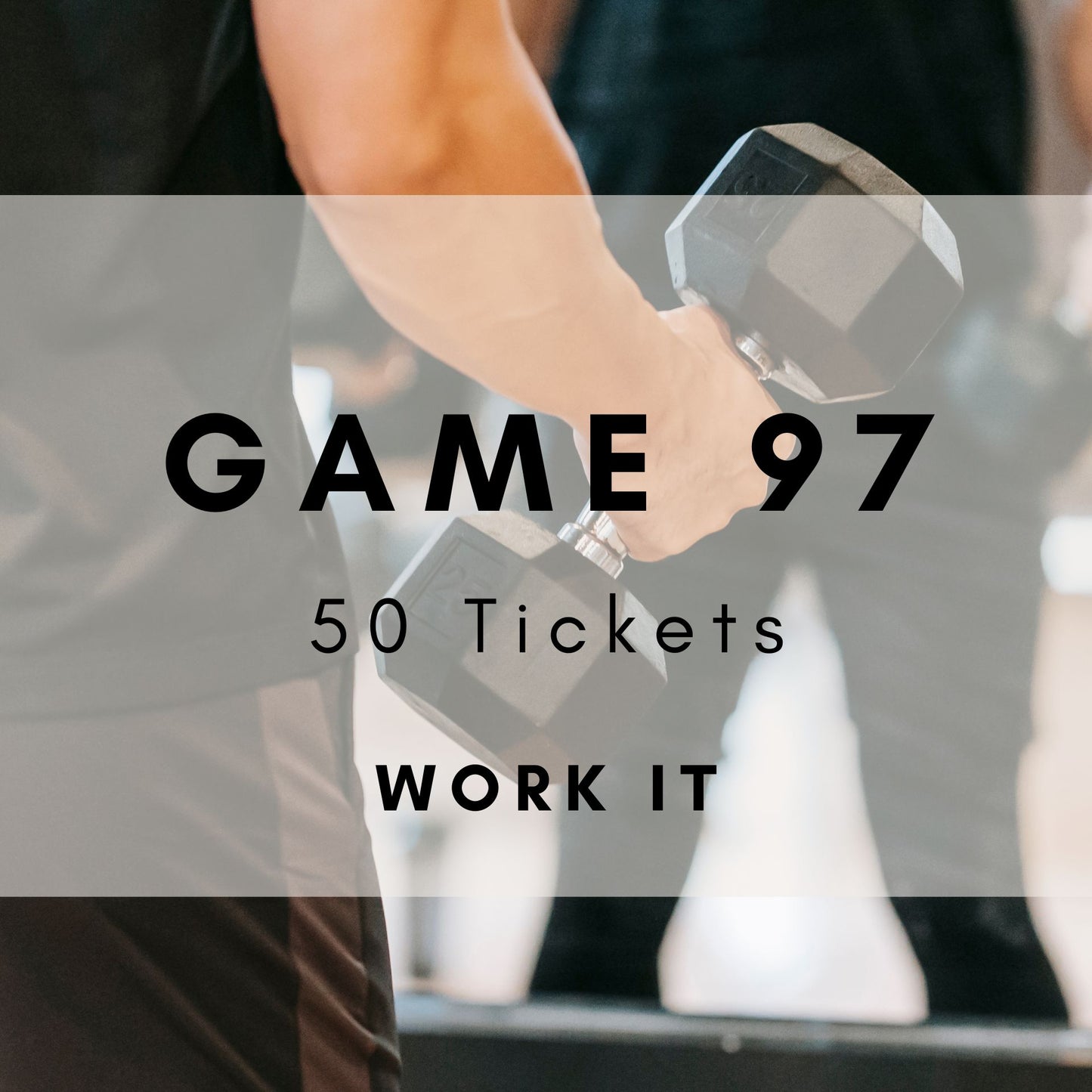 Game 97 | Work It | Boogie Bingo | Printable Music Bingo Tickets