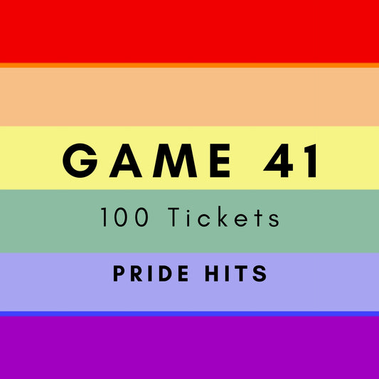 Game 41 | Pride Hits | Boogie Bingo | Printable Music Bingo Tickets