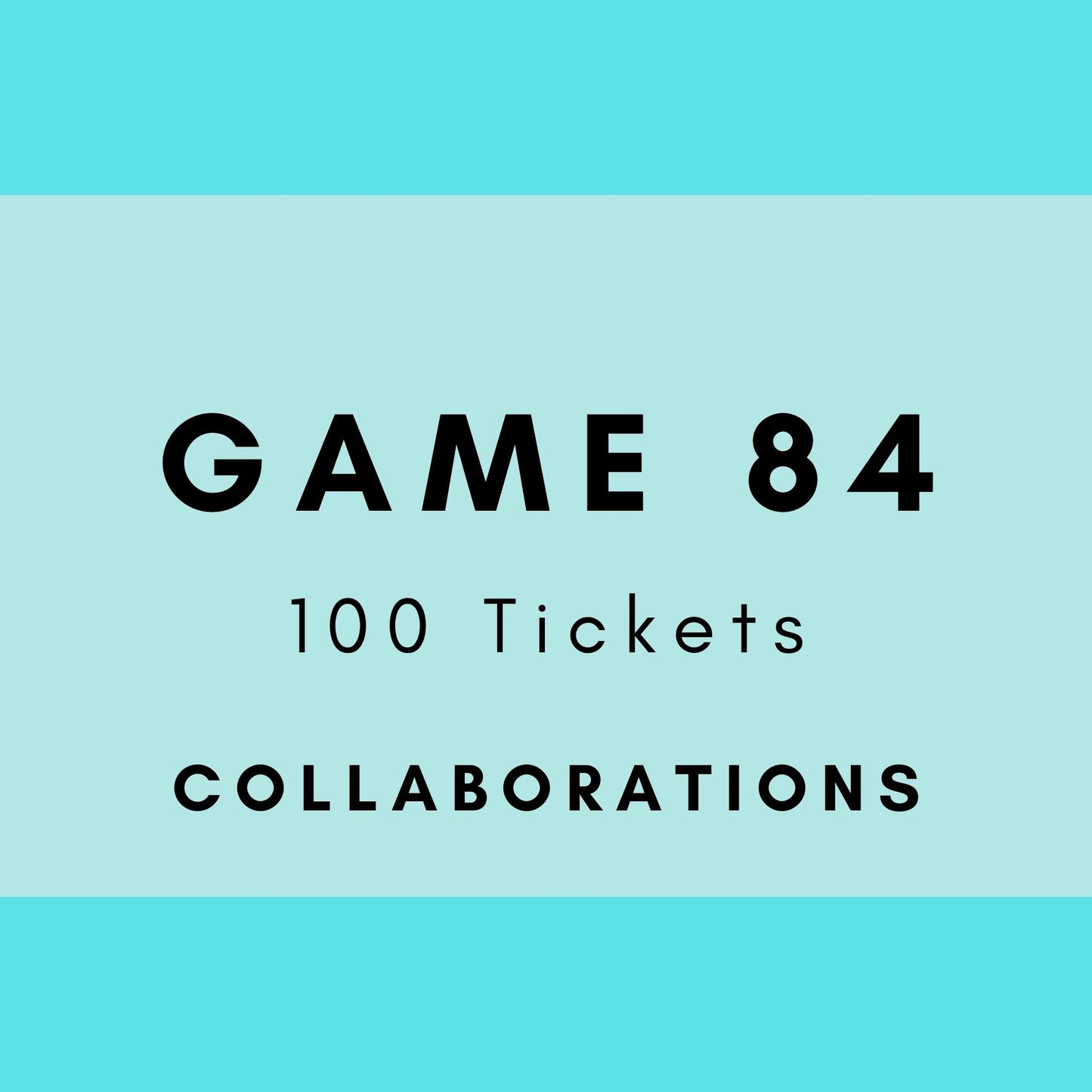 Game 84 | Collaborations | Boogie Bingo | Printed Music Bingo Tickets