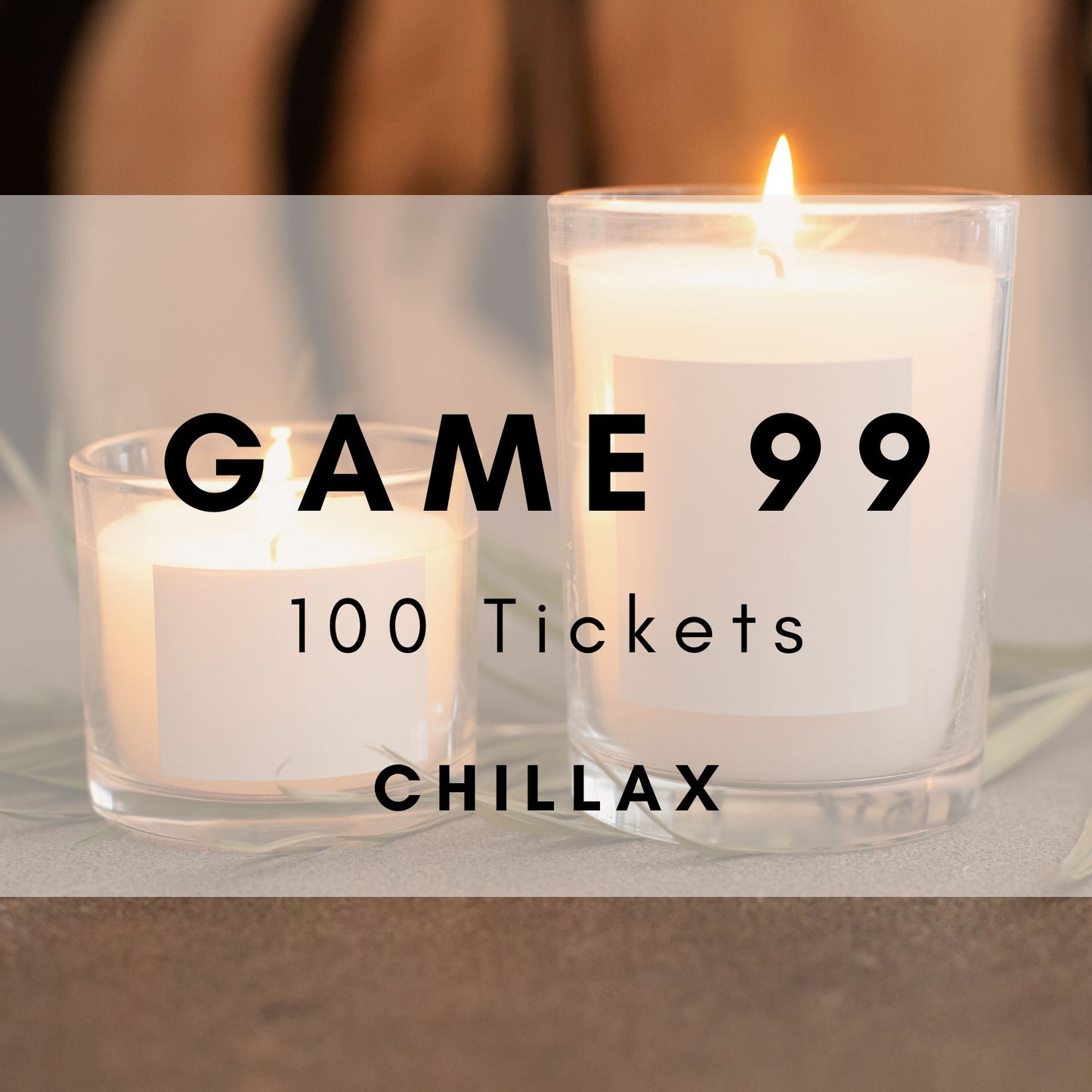 Game 99 | Chillax | Boogie Bingo | Printable Music Bingo Tickets