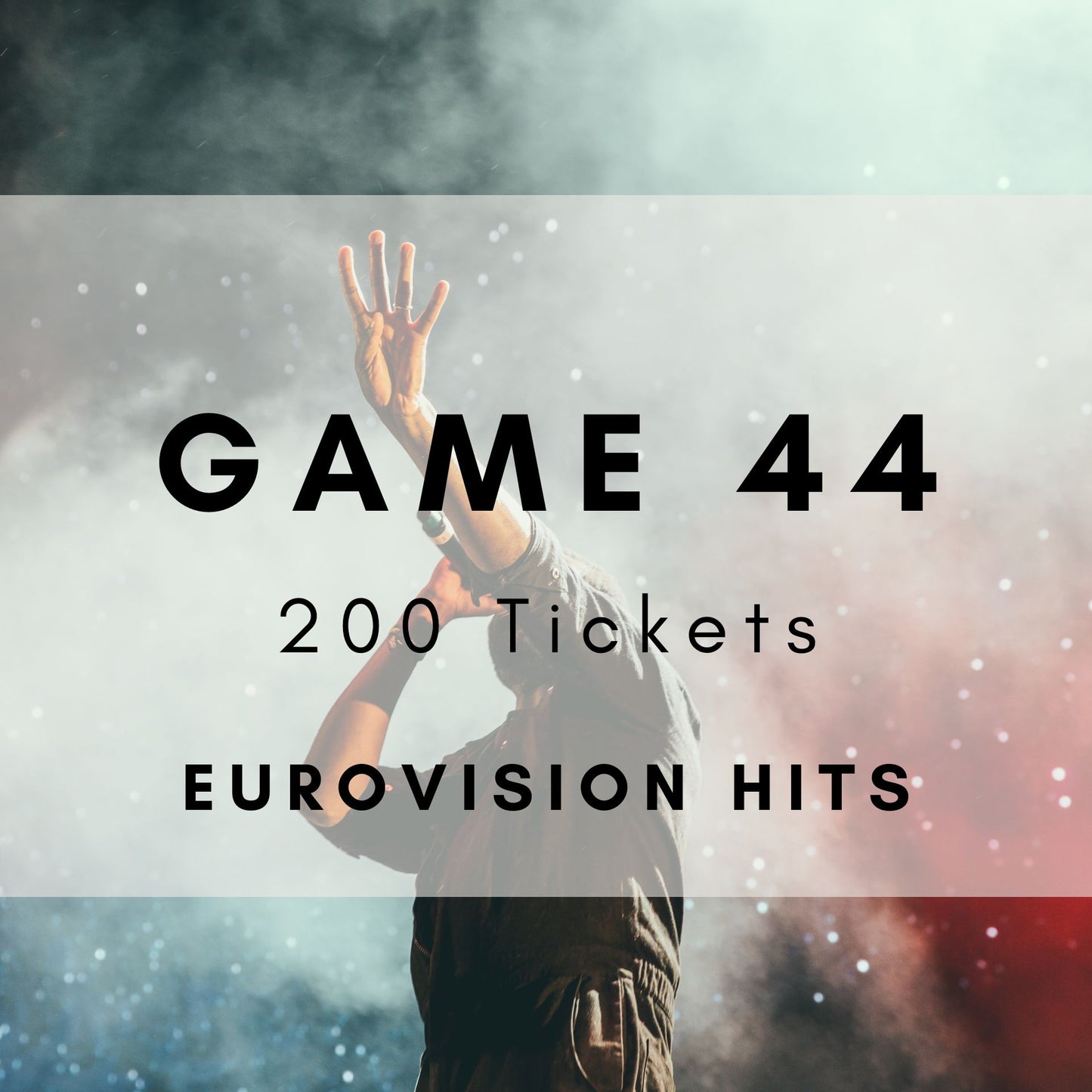 Game 44 | Eurovision Hits | Boogie Bingo | Printable Music Bingo Tickets