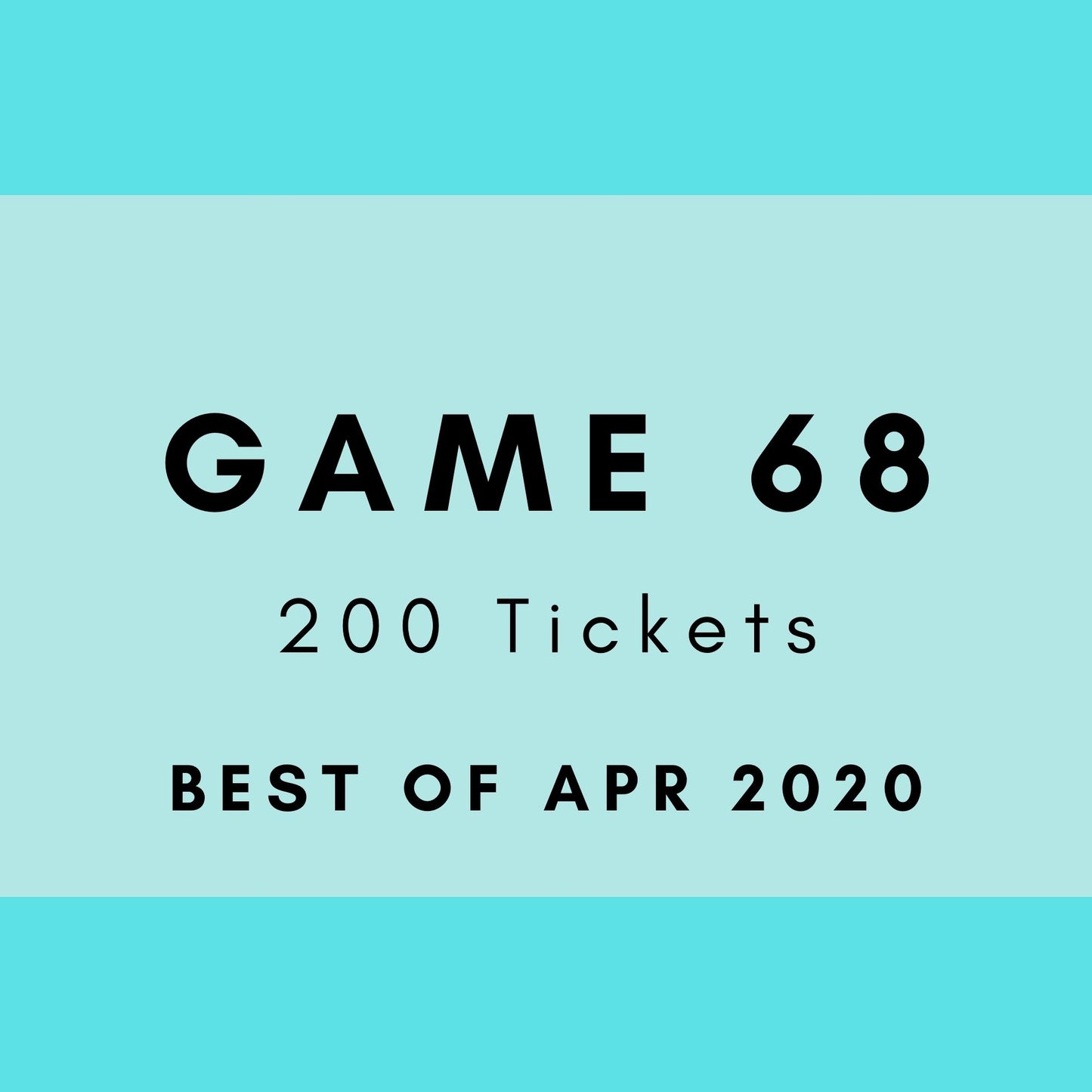 Game 68 | Best of Apr 2020 | Boogie Bingo | Printable Music Bingo Tickets