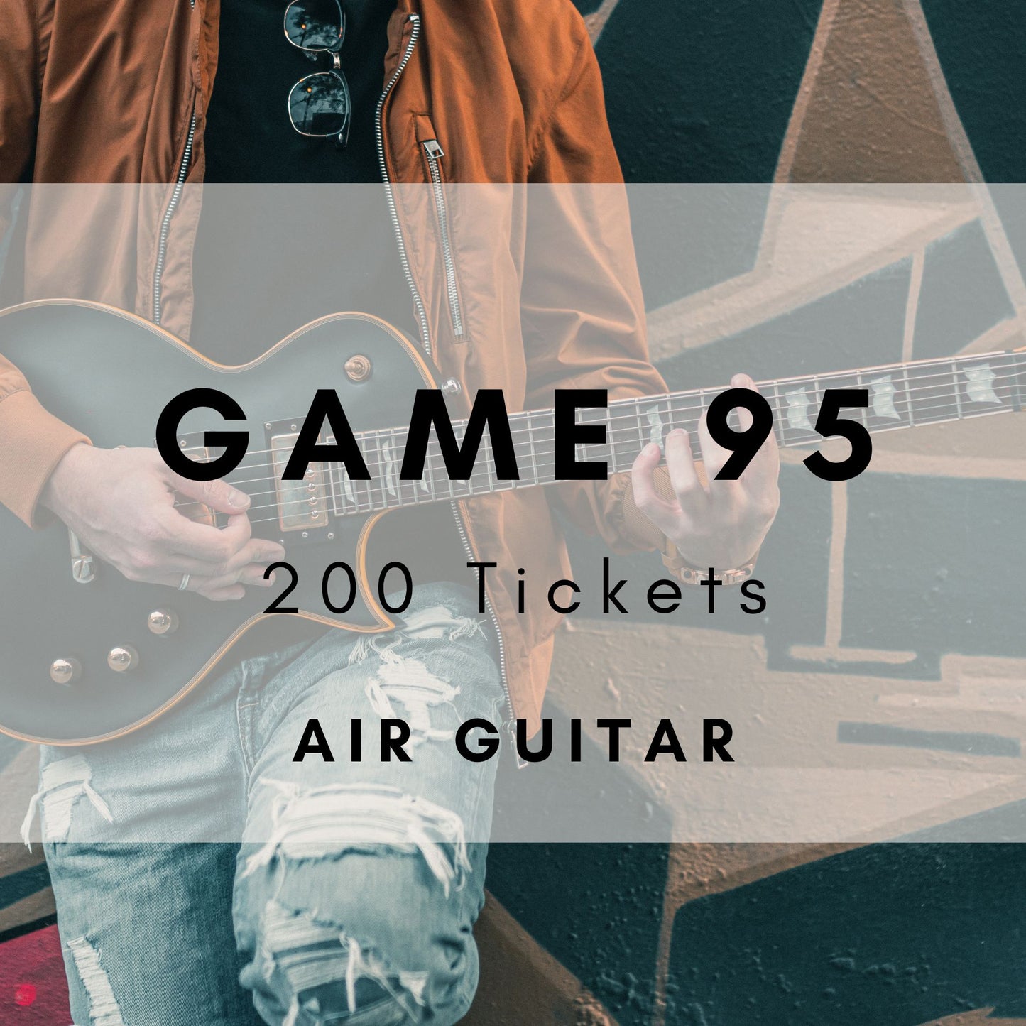 Game 95 | Air Guitar | Boogie Bingo | Printable Music Bingo Tickets