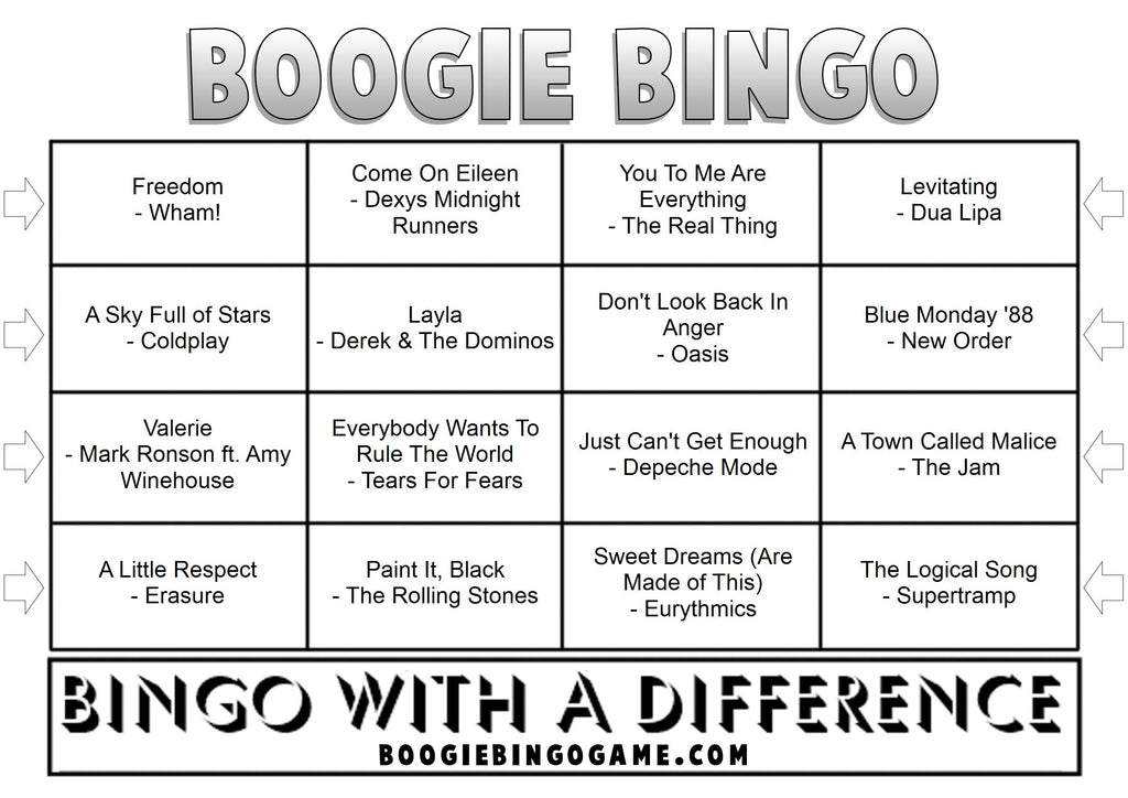 Game 90 | Queen's Platinum Jubilee | Boogie Bingo | Printable Music Bingo Tickets